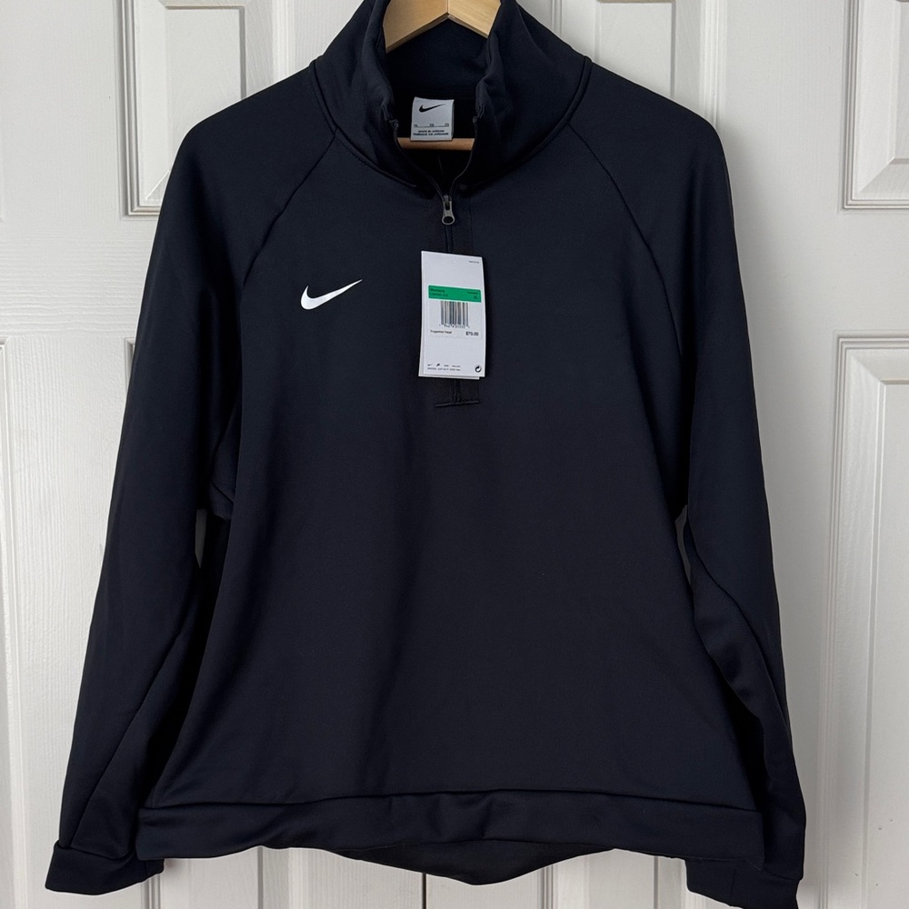 Nike Black Performance Quarter-Zip sweatshirt